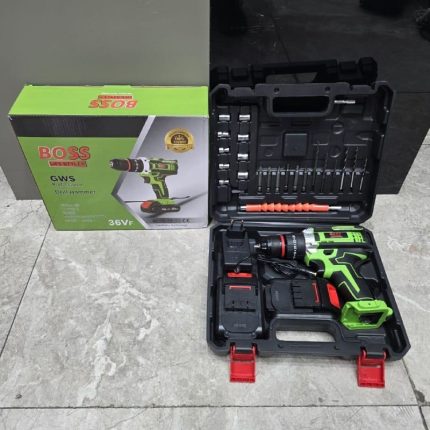 دریل شارژی باس مدل 36VFGREEN با ولتاژ 36 ولت